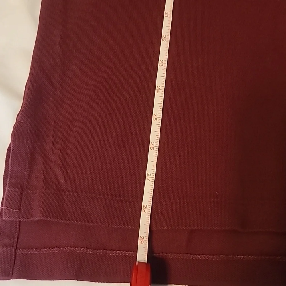 Polo Ralph Lauren Burgundy Deep Wine Long Sleeve Polo Shirt Sz XXL Men